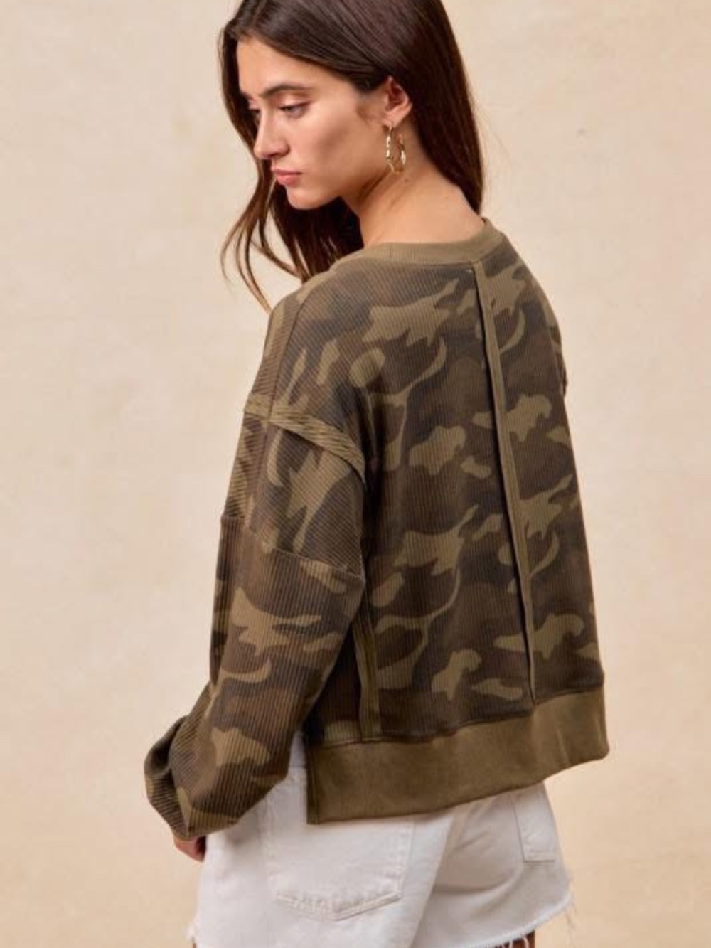 Camo Relaxed Pullover - Picture 3 of 3